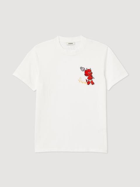 Sandro Organic cotton Hot Stuff T-shirt