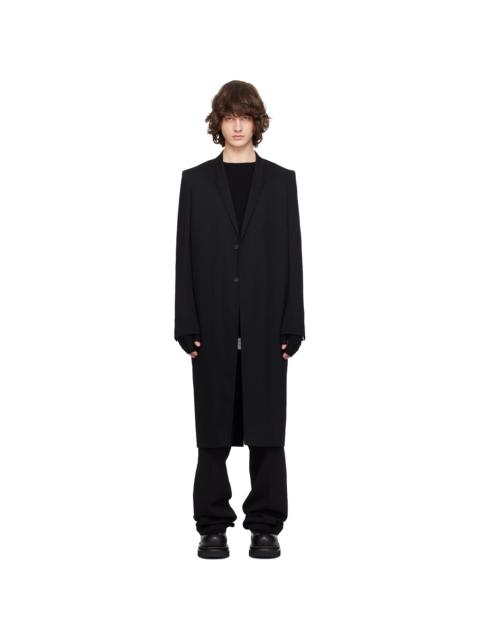 Rick Owens Black Temple Concordian Coat