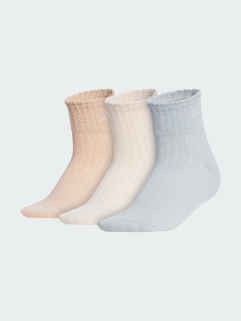 adidas Women's Sport Fashion 3-Pack Quarter Socks
