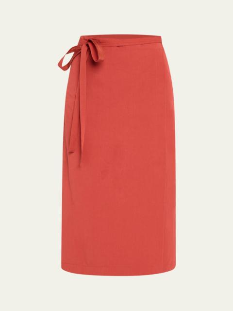 Vince Straight Wrap Skirt