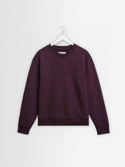 Wax London Sidney - Washed Purple Loopback Cotton Sweatshirt