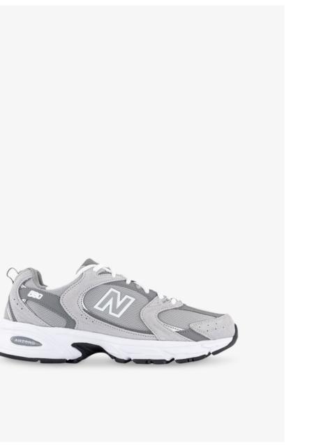 New Balance MR530 logo-embossed leather and mesh low-top trainers
