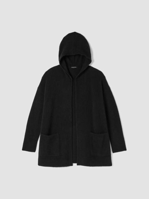 EILEEN FISHER Cashmere Silk Bliss Hooded Cardigan