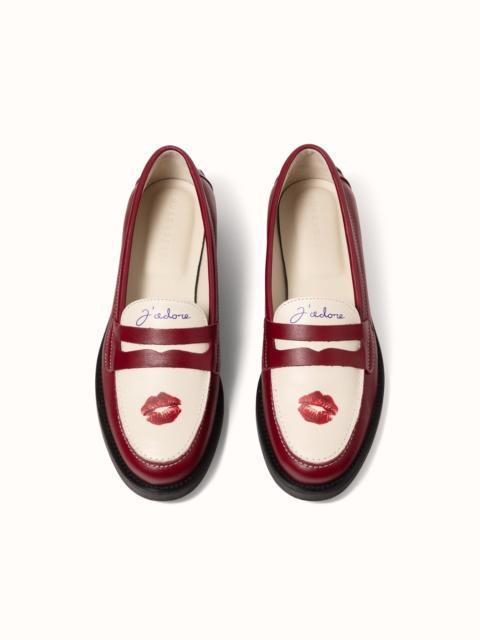 DUKE + DEXTER Wilde Red Kiss Penny Loafer - Women's