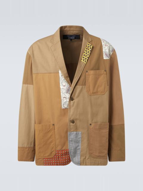 Comme des Garçons Homme Cotton-blend satin blazer