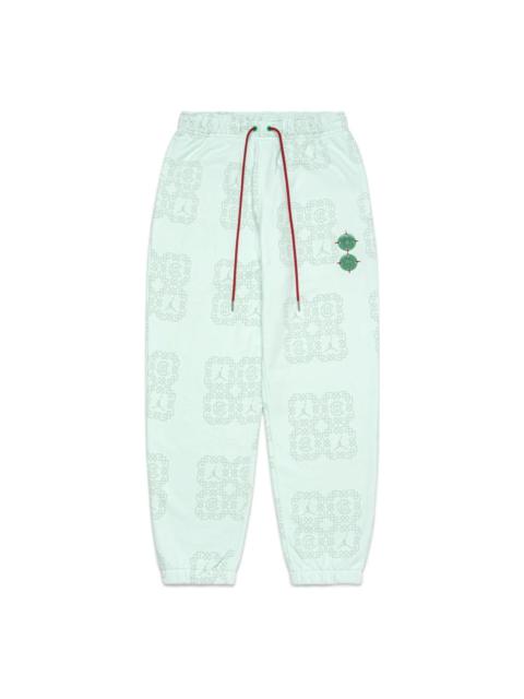 Air Jordan x CLOT Jade Fleece Sweatpants 'Light Green' DO0010-394