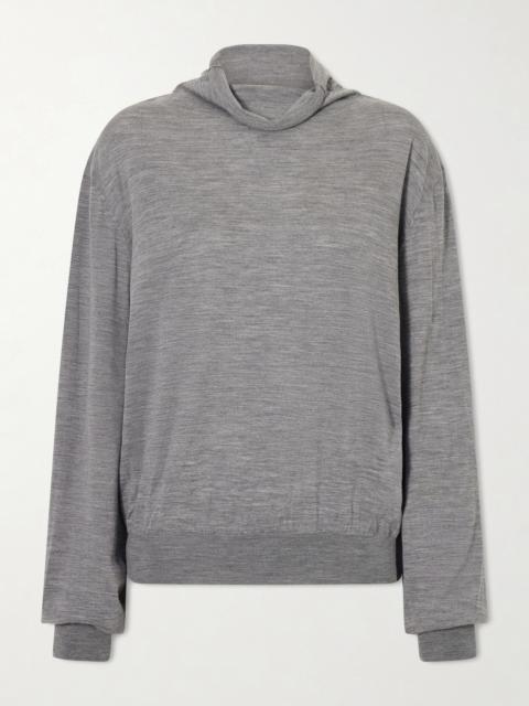 KHAITE Annette Merino Wool Turtleneck Sweater