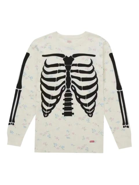 Supreme bones-print crew-neck T-shirt