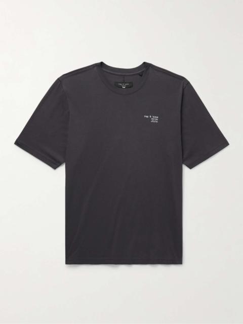 rag & bone 425 Logo-Print Cotton-Jersey T-Shirt