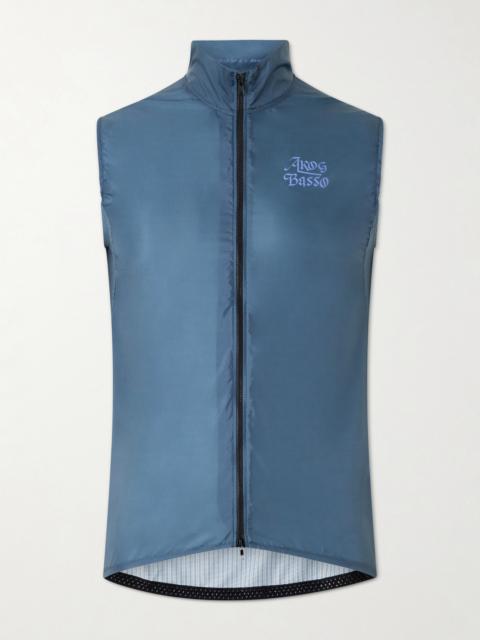 A KIND OF GUISE Basso Giro Alpino Logo-Print Shell Cycling Gilet