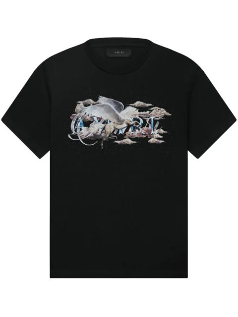 AMIRI Pegasus Script Logo Tee "Black" SS23MJG015 001