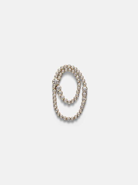 SOPHIE BILLE BRAHE Embrassée de Diamant 18kt gold single earring with diamonds