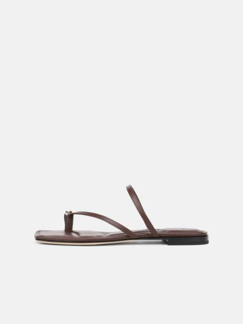 Vince Polli Leather Toe-Ring Sandal