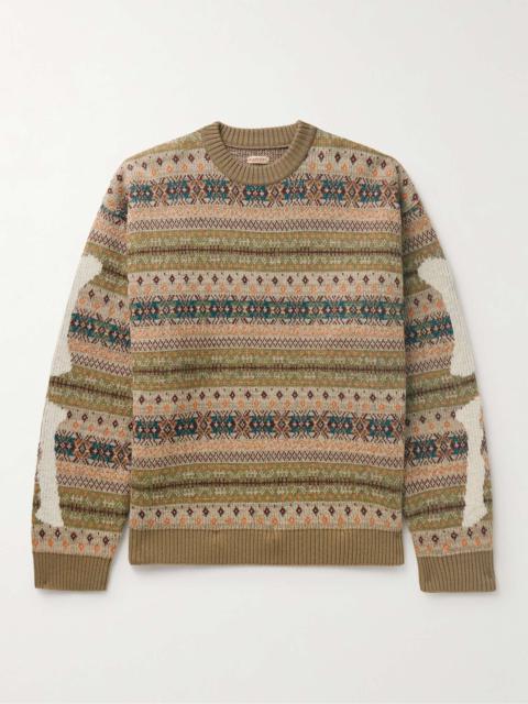 Kapital Fair Isle Wool-Blend Sweater