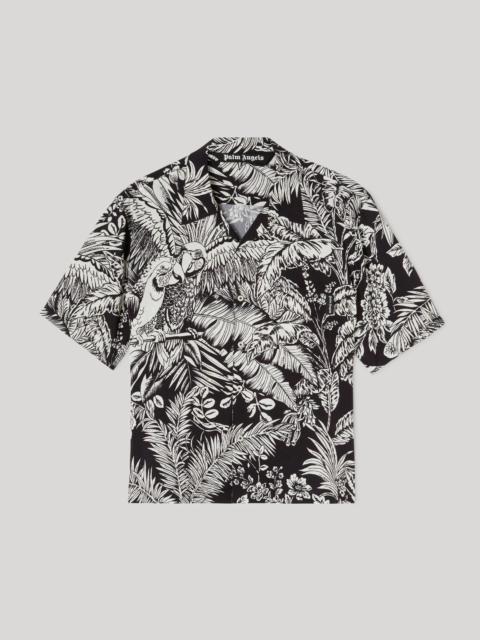 Palm Angels JUNGLE PARROTS BOWLING SHIRT