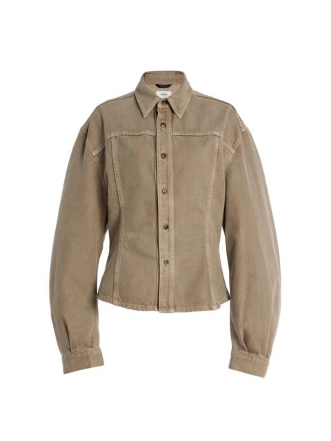 HAIKURE Lee Denim Shirt Jacket brown
