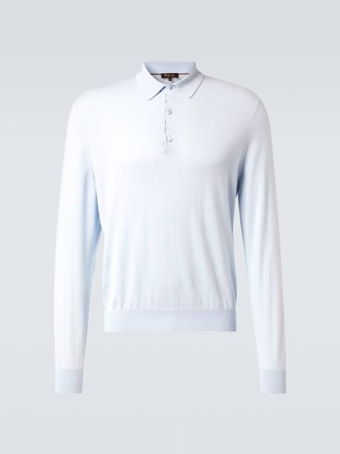 Loro Island cotton polo sweater