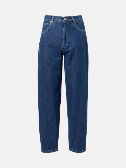 'S Max Mara Masia high-rise barrel-leg jeans