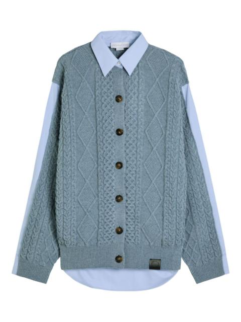 Stella McCartney cable-knit buttoned cardigan