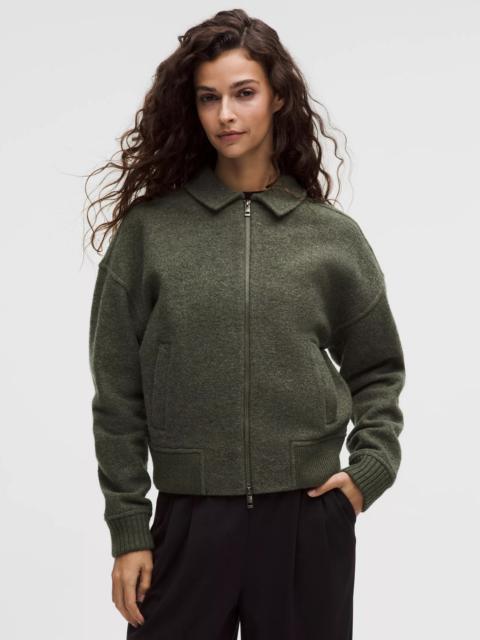 lululemon Wool-Blend Collared Jacket