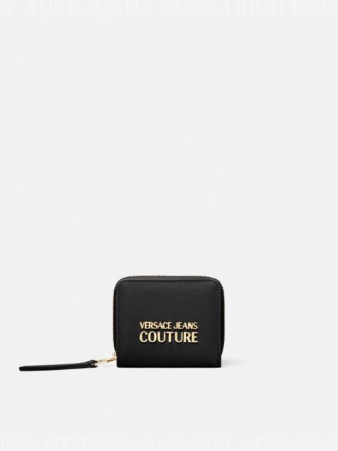 VERSACE JEANS COUTURE Thelma Logo Zip Wallet
