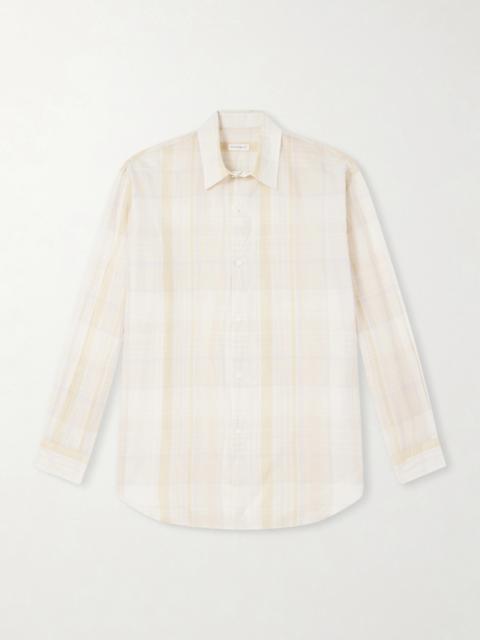 KAPTAIN SUNSHINE Checked Cotton-Flannel Shirt