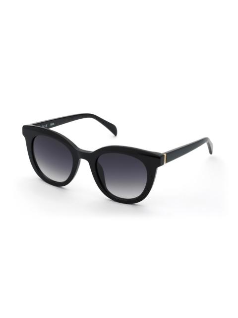 TOUS Black Sunglasses TOUS Round Logo
