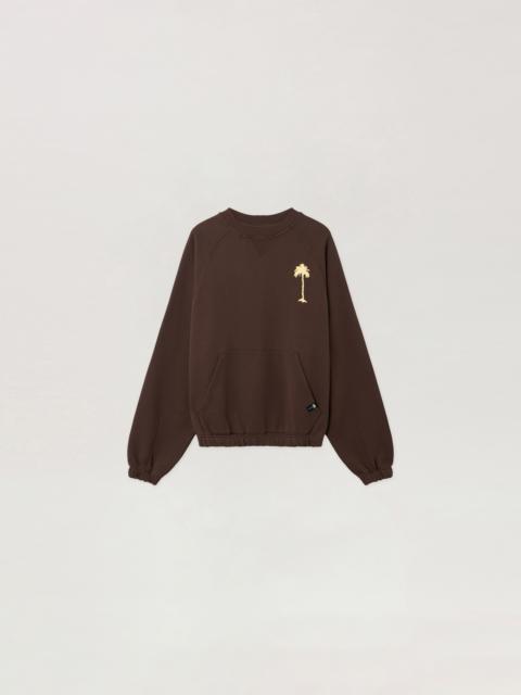 Palm Angels Feel High Regular Crewneck Sweatshirt