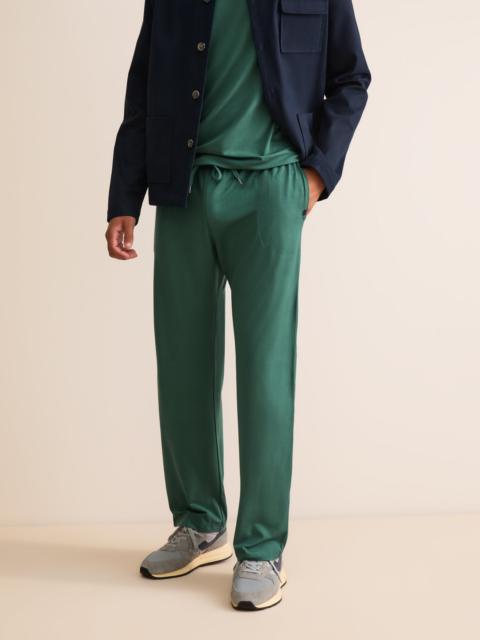 Derek Rose Basel Micro Modal Lounge Pants Pine Green