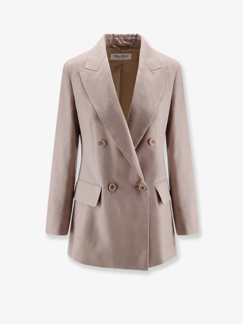Max Mara Mxsfeltro Silk Blazer