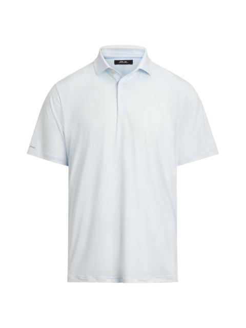 Polo Ralph Lauren Men's Featherweight Airflow Performance Polo Shirt - Birdie Check Office Blue