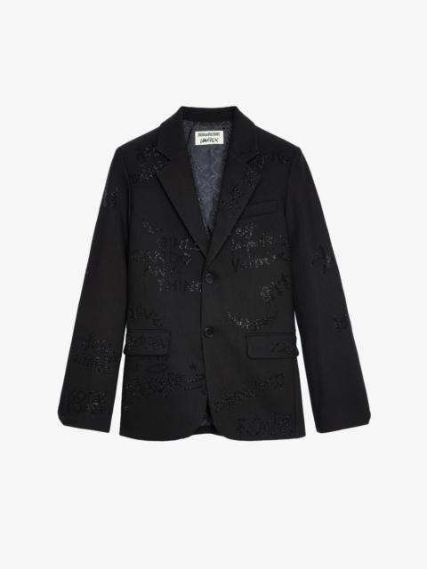 Zadig & Voltaire Vanille Diamanté Blazer
