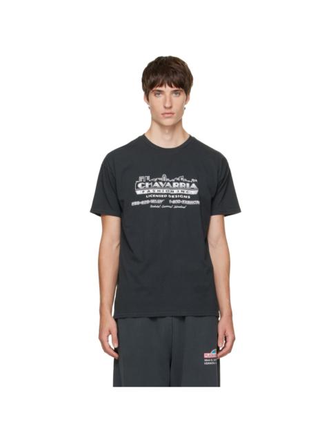 WILLY CHAVARRIA Black 'Chavarria Licensed Designs' Easy T-shirt