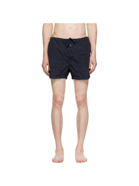 Stone Island Navy B100003 Nylon Metal Econyl Swim Shorts