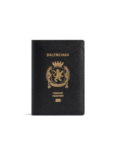 BALENCIAGA Men's Passport Holder in Black