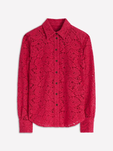 BODEN Lace Shirt-Rumba Red