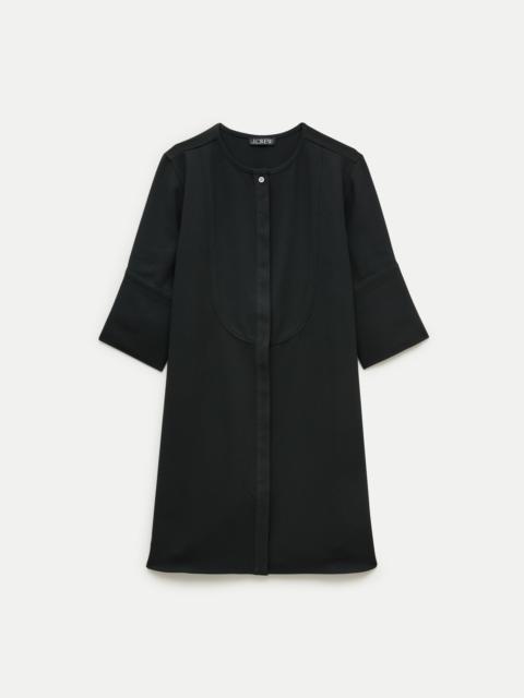 J.CREW Tuxedo-bib tunic dress in city crepe