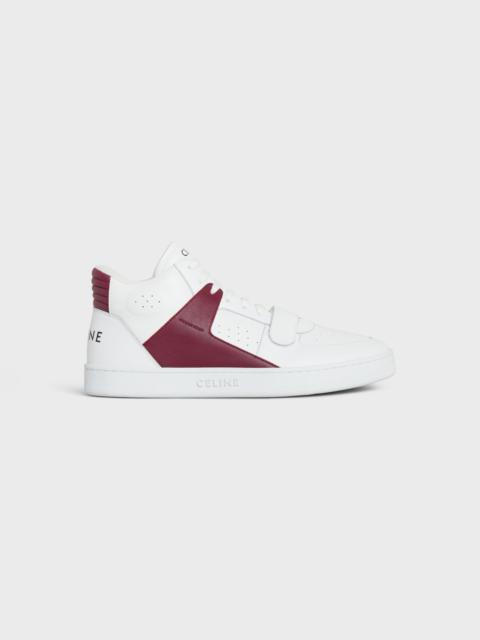 CELINE CT-02 MID SNEAKER WITH SCRATCH in CALFSKIN