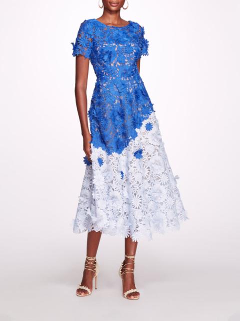 Marchesa DAHLIA MIDI DRESS