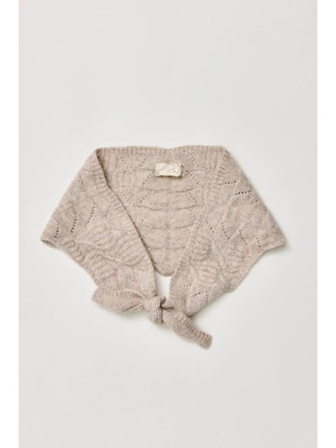 FREE PEOPLE Cozy Cable Triangle Scarf