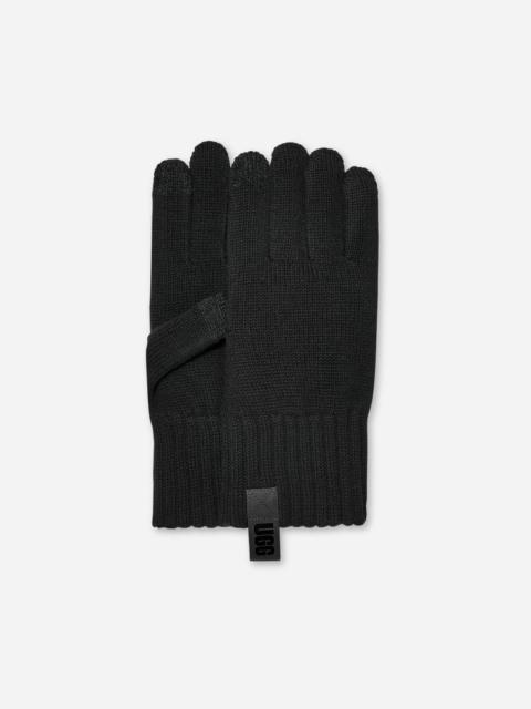 UGG ® Men's Lightweight Glove Knit/Recycled Materials in Black