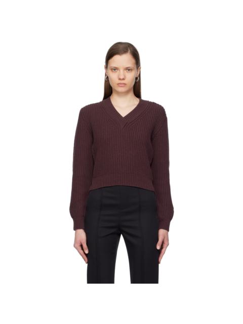 RECTO Brown Cropped Sweater
