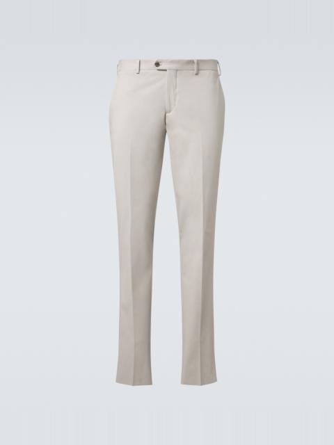 LARDINI Cotton-blend slim pants