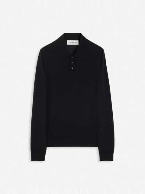 Lanvin MERINO WOOL POLO SHIRT