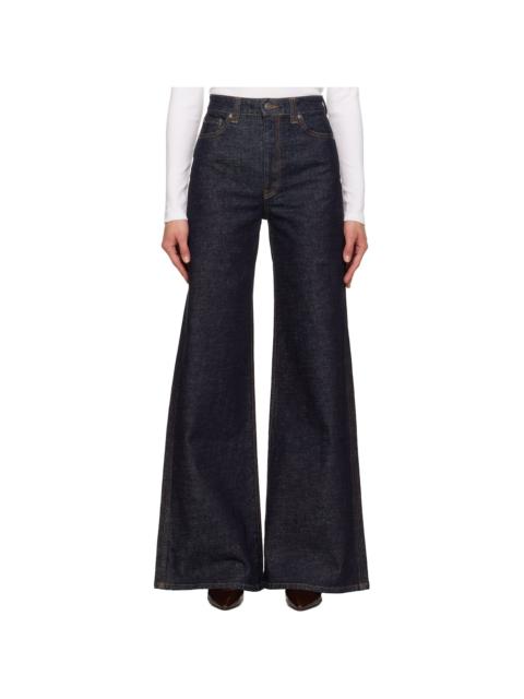 KHAITE Indigo Dane Stretch Jeans