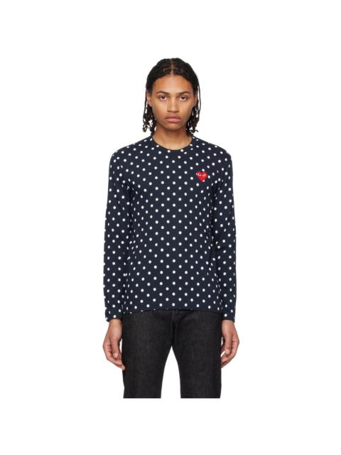 Comme des Garçons PLAY POLKA DOT L/S 티셔츠