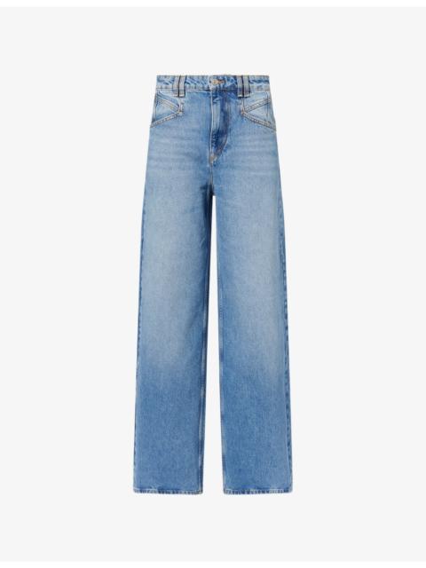 Isabel Marant Étoile Lemony Wide-Leg Denim Jeans