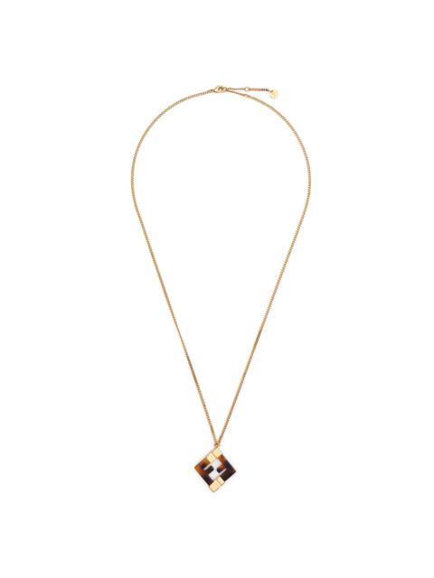 FENDI FF-pendant necklace