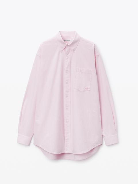 Alexander Wang Cotton Oxford Oversize Shirt