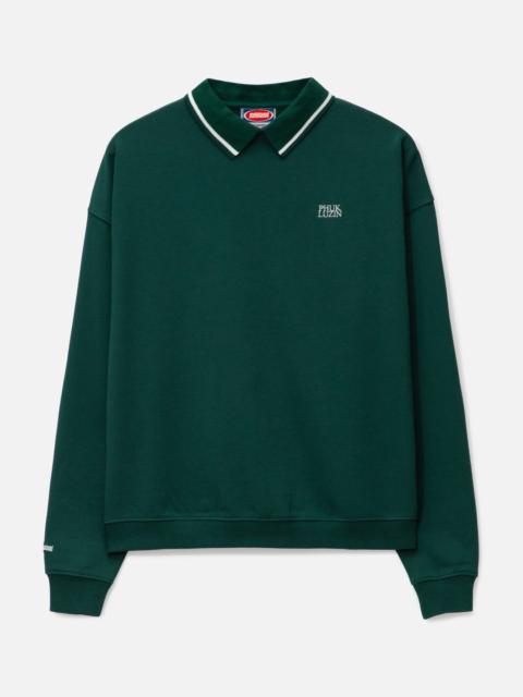 Metalwood Studio PHUK LUZIN COLLARED SWEATSHIRT